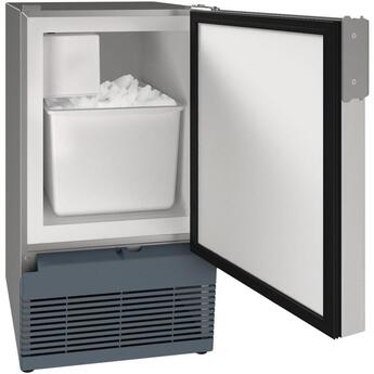 U-Line UMCR015SS02A Marine Series 15 Inch Freestanding and Built-In Ice Maker — thumbnail 2